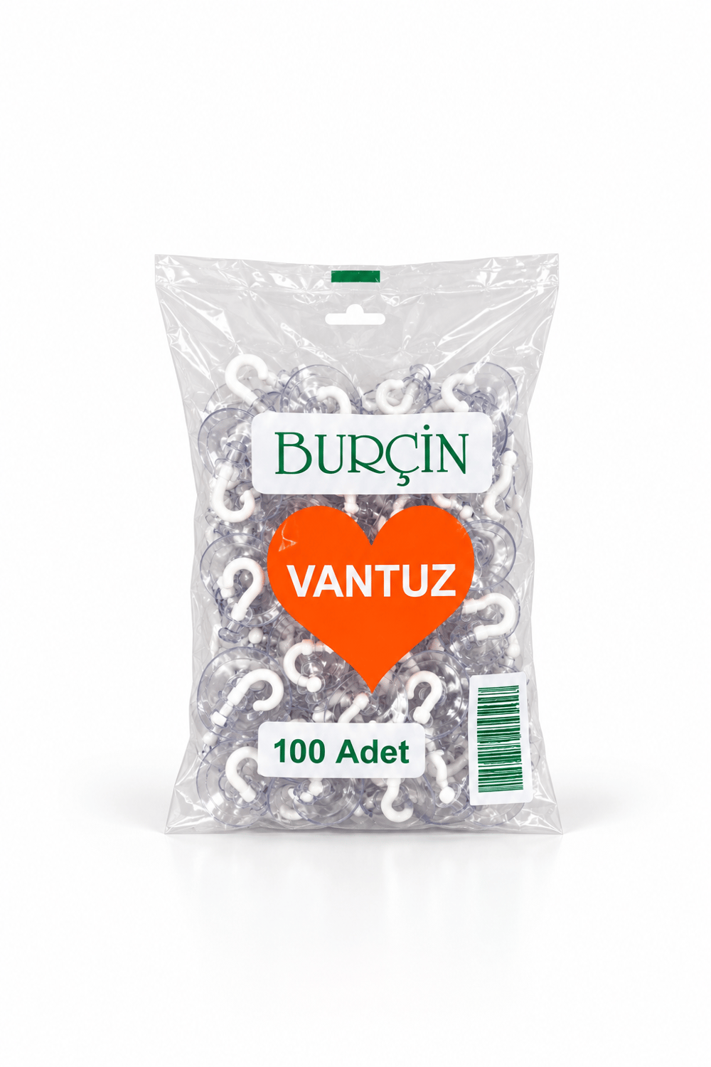 VANTUZ ASKI PLASTİK KANCALI DÖKME KÜÇÜK PK*100