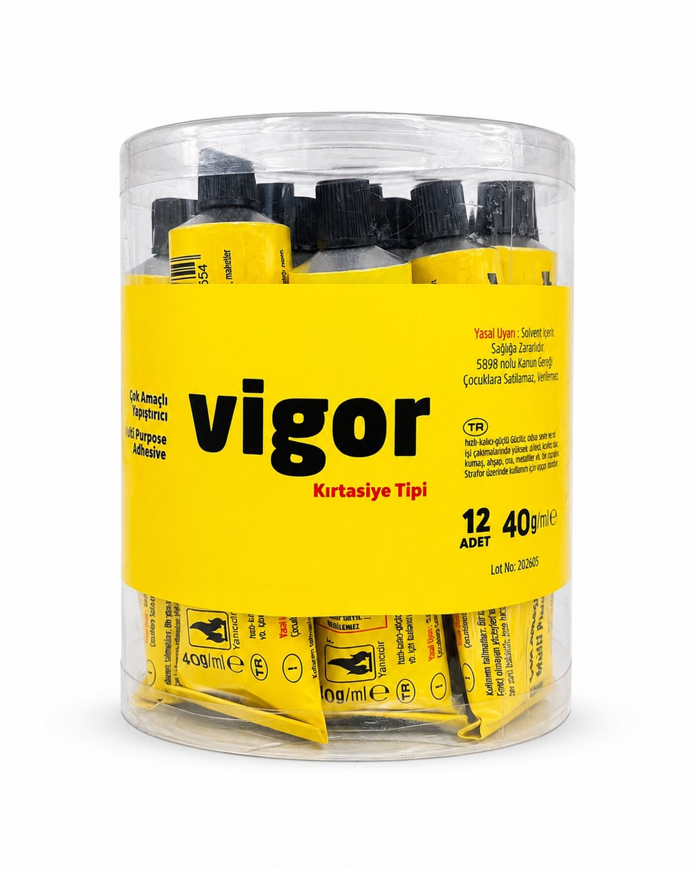 VİGOR 40GR YAPIŞTIRICI KIRTASİYE TİPİ PK*12