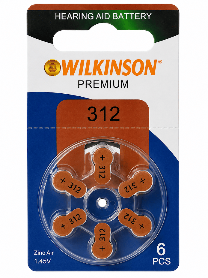 WİLKİNSON KULAK İŞİTME CİHAZI PİLİ NO 312 PK*10