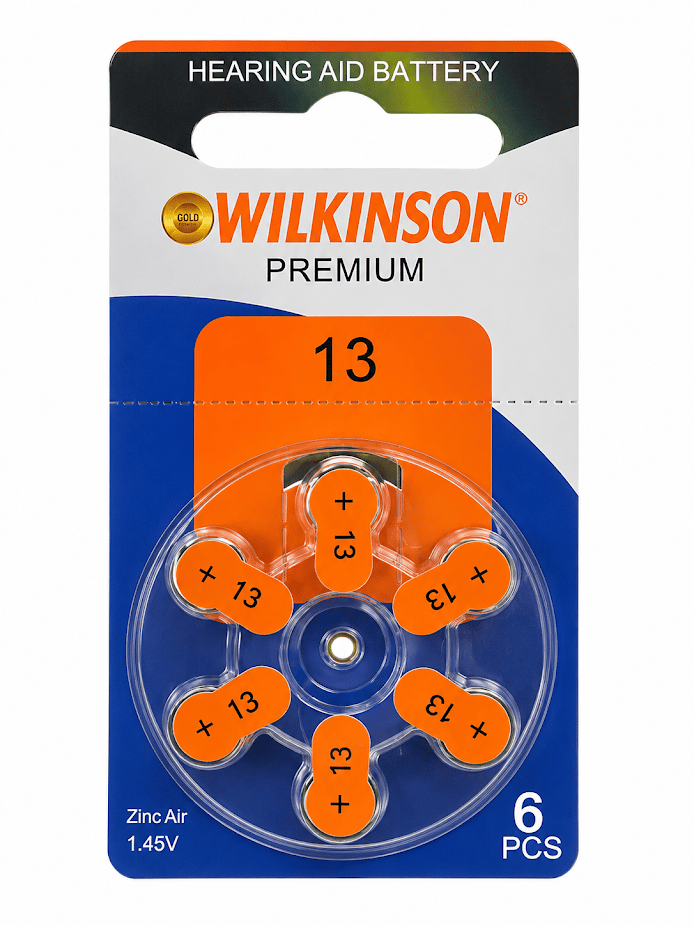 WİLKİNSON KULAK İŞİTME CİHAZI PİLİ NO 13 PK*10