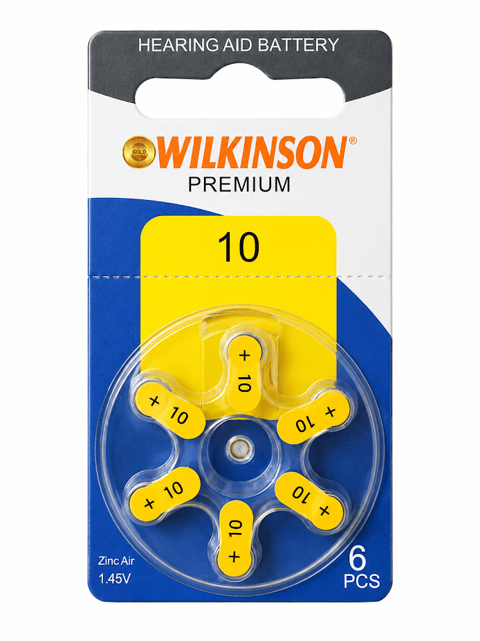 WİLKİNSON KULAK İŞİTME CİHAZI PİLİ NO 10 PK*10