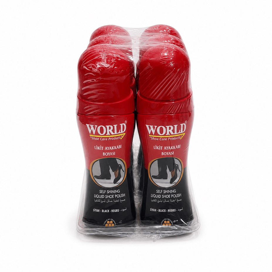 WORLD LİKİT AYAKKABI BOYASI 75ML PK*6