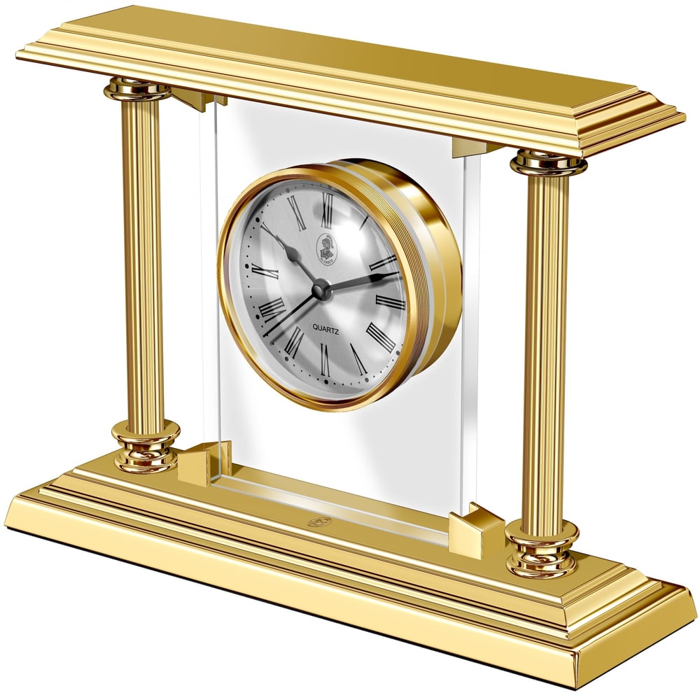 Parlak Gold Masa Saati M-663L