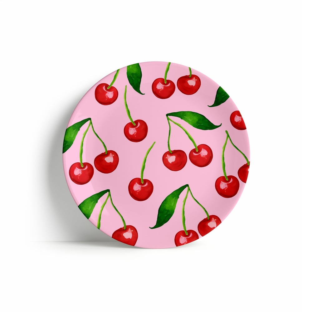 Sorbet Collection Sweet Cherry Melamin 4'lü Küçük Tabak Seti