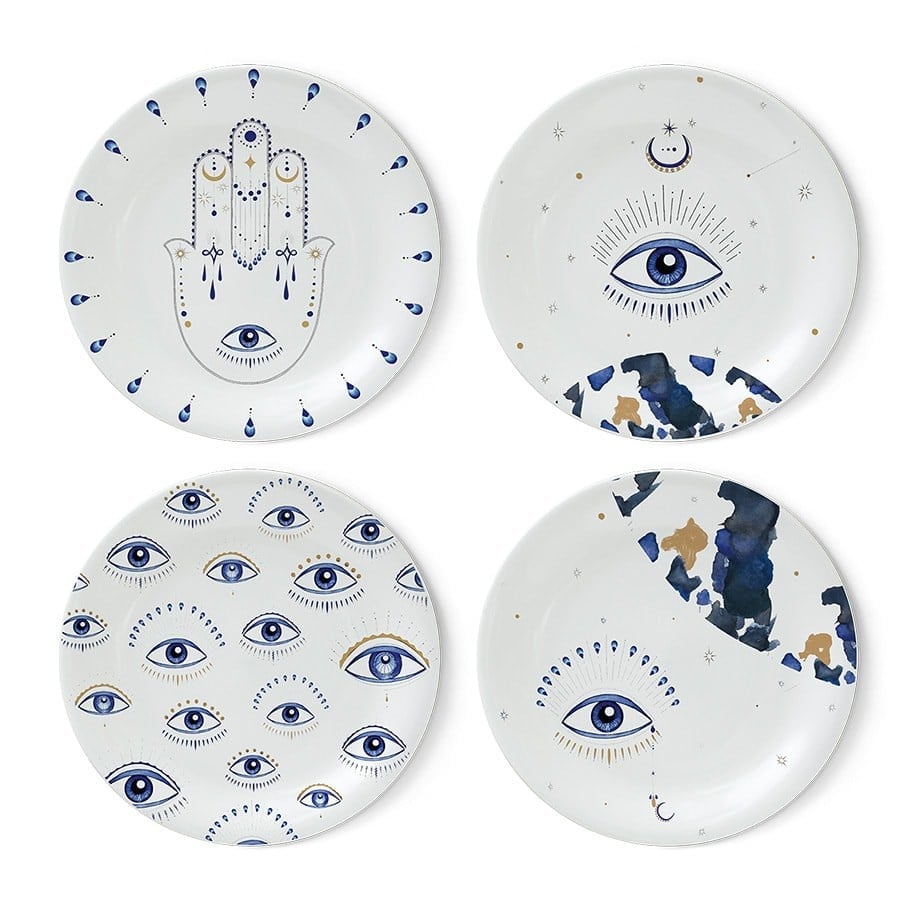 Spirit Eye Collection 4'lü Tatlı Tabağı Seti