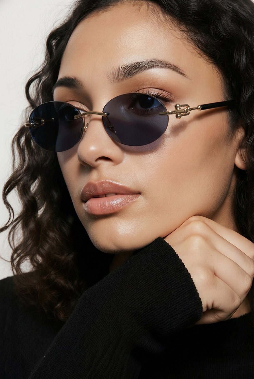 CİTRA Gold & Black – Dark Grey Lens Güneş Gözlüğü