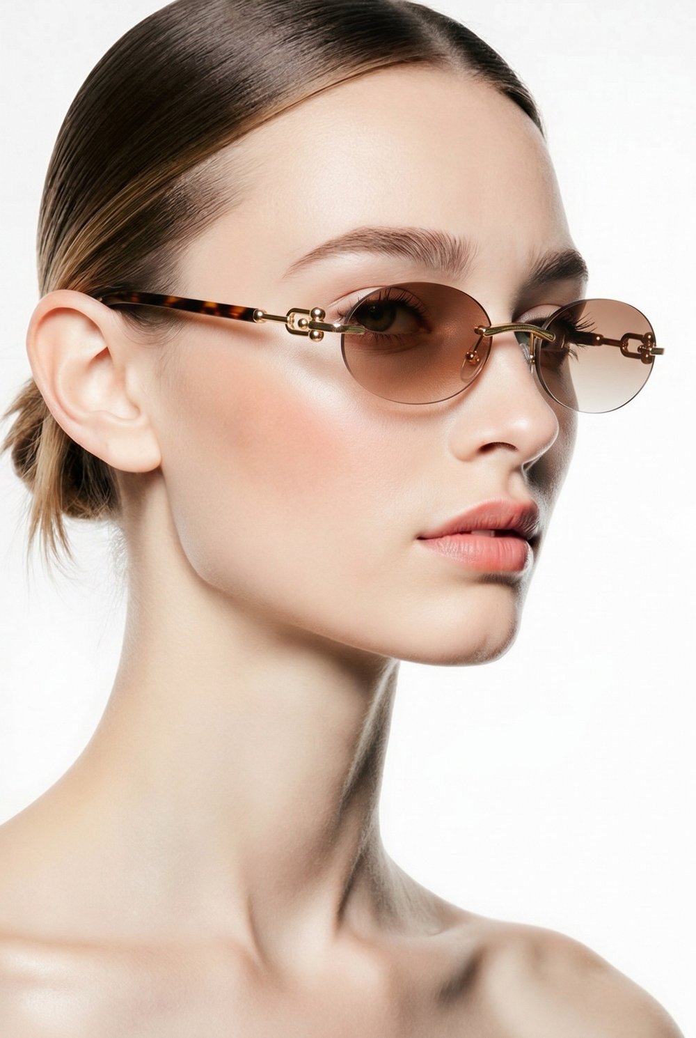 CİTRA Gold – Brown Gradient Lens Güneş Gözlüğü