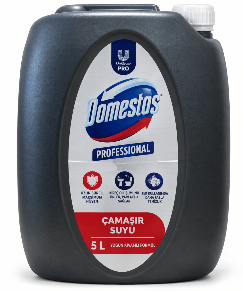 Domestos Professional Çamaşır Suyu 5 L – Yoğun Kıvamlı Formül
