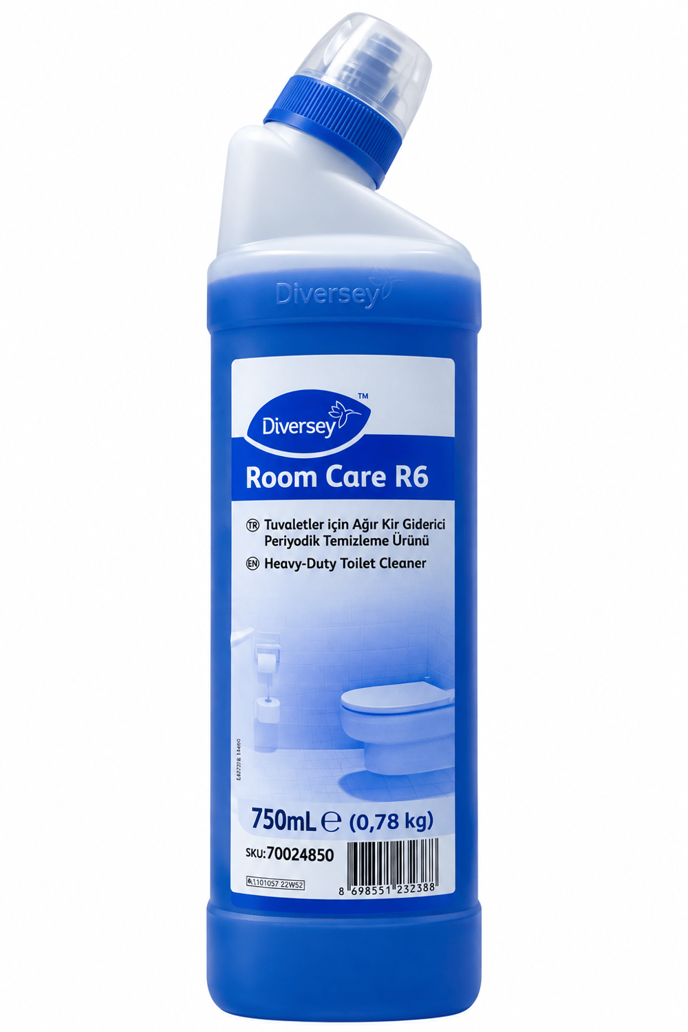 Diversey Room Care R6 Ağır Kir Giderici Tuvalet Temizleyici – 750 ml