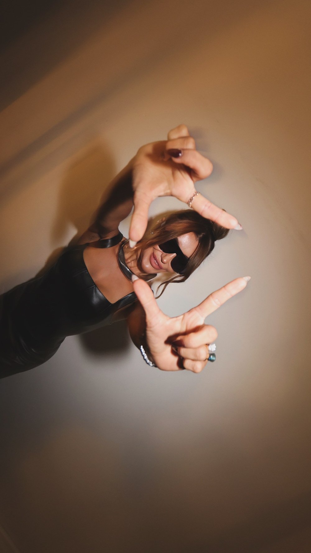 Leather Collection Crop