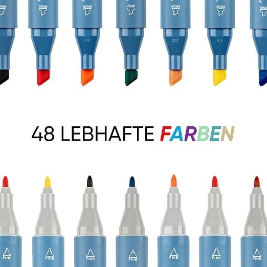 Art-X Sketch Marker Duo 48 Li Set
