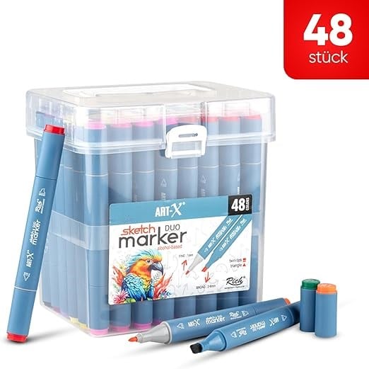 Art-X Sketch Marker Duo 48 Li Set