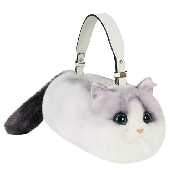 Dream Vest Kedi El Çantası Beyaz