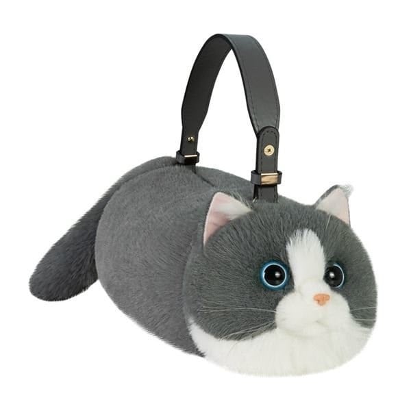 Dream Vest Kedi El Çantası Gri