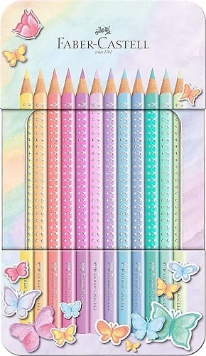 Fc Jumbo Sparkle Boya K, Pastel, 10'Lu