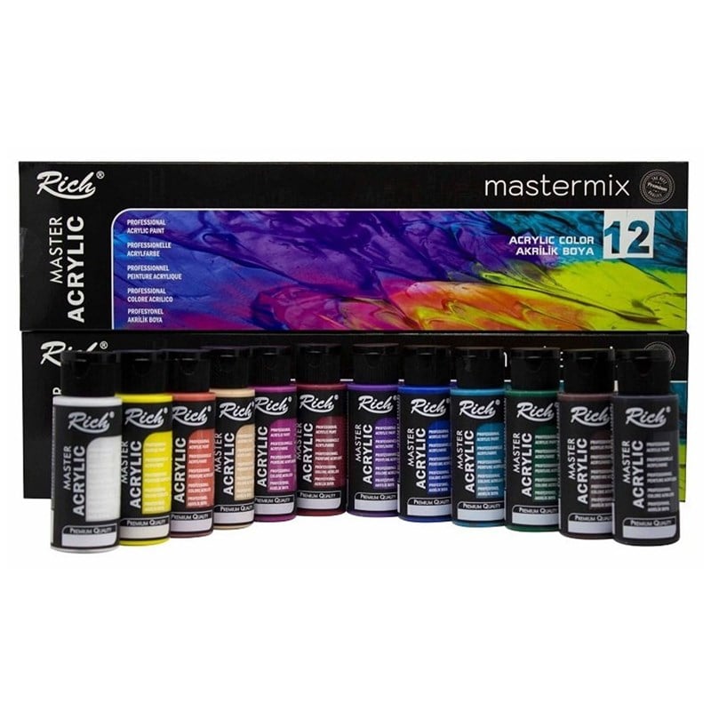 Mastermix Akrilik 60 Ml 12'Li Set