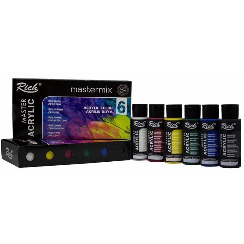 Mastermix Akrilik 60 Ml 6'Lı Set