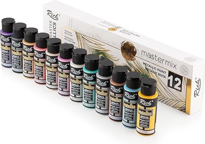 Mastermix Metalik 60 Ml 12Li Set