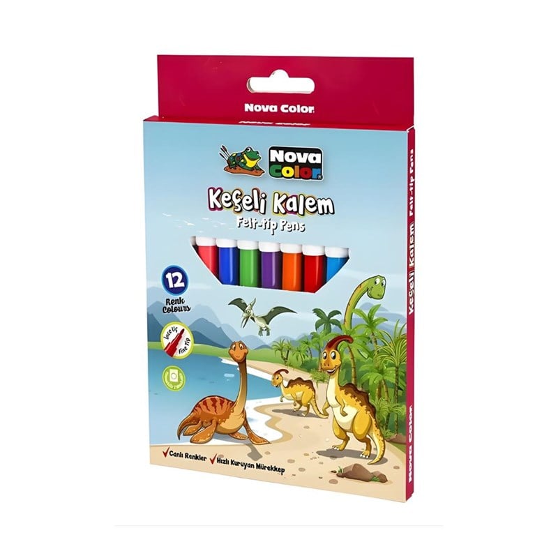 N.Color Keceli Kalem 12'Lı  Set