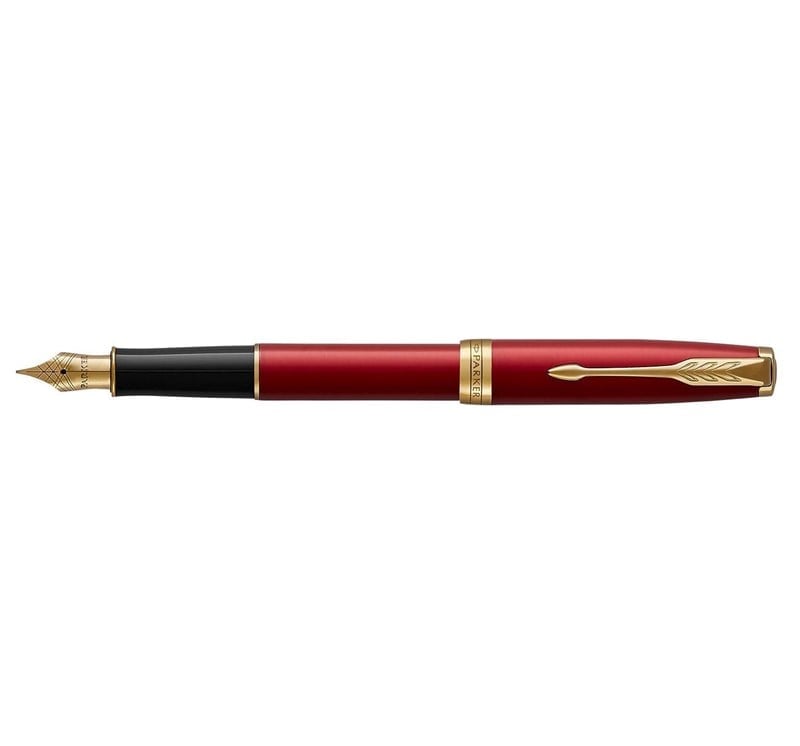 Parker Sonnet Lake Kırmızı GT Dolma Kalem, F uç