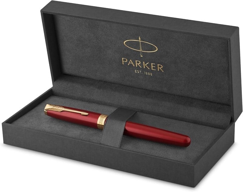 Parker Sonnet Lake Kırmızı GT Dolma Kalem, F uç