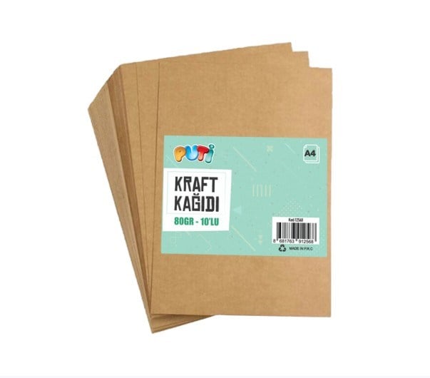 Puti Kraft Kağıdı 50X70 Cm 80Gr 10 Lu
