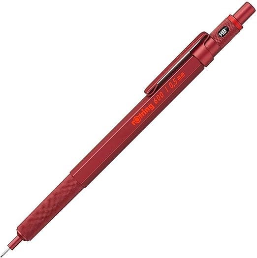 Rotring 600 Mekanik Kurşun Kalem, Kırmızı 0.5 Mm