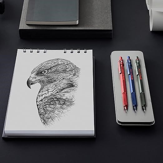 Rotring 600 Mekanik Kurşun Kalem, Kırmızı 0.5 Mm