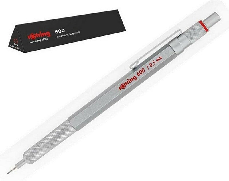 Rotring 600 Mekanik Kurşun Kalem, Krom 0.5 Mm