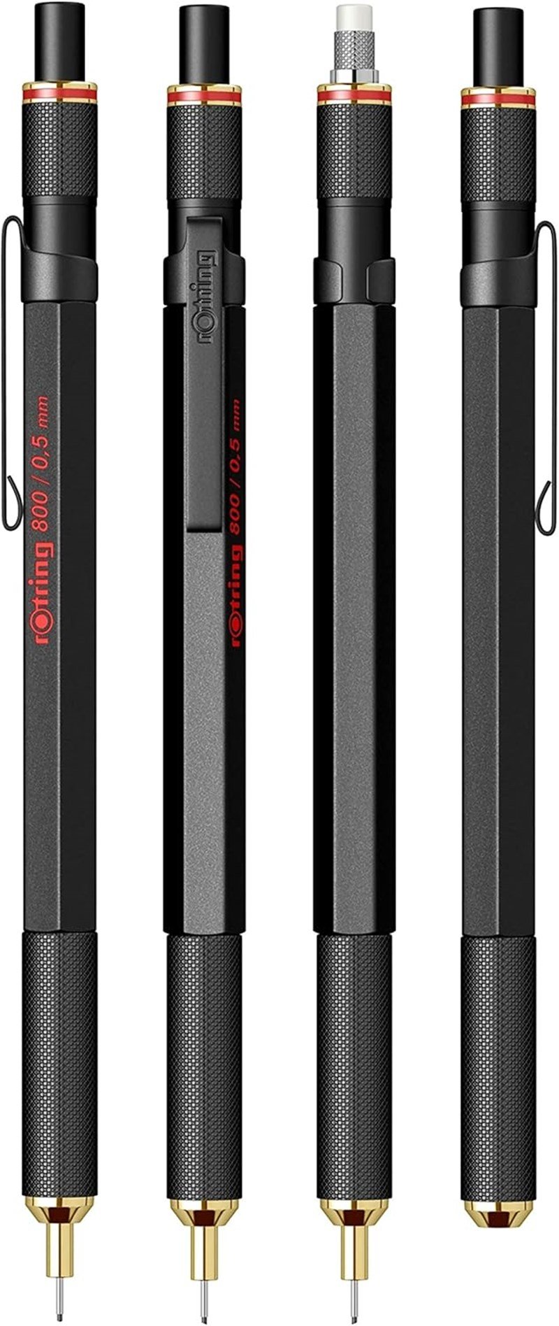 Rotring 800 Mekanik Kurşun Kalem, Siyah 0.5 Mm
