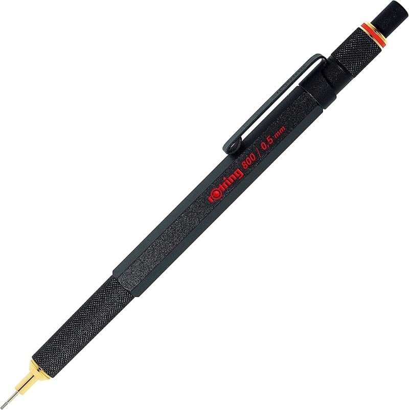 Rotring 800 Mekanik Kurşun Kalem, Siyah 0.5 Mm