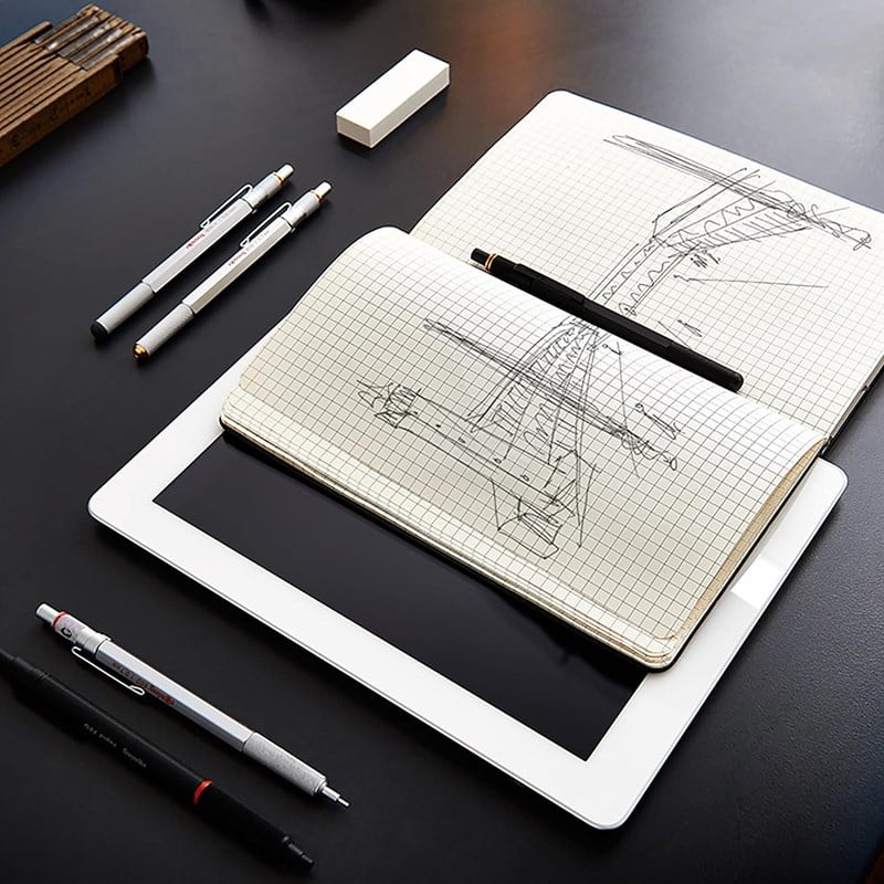 Rotring 800 Mekanik Kurşun Kalem, Siyah 0.7 Mm