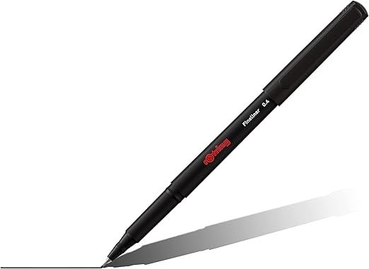Rotring Fineliner, Keçe Uçlu Kalem, 10Lu Bls, Karışık