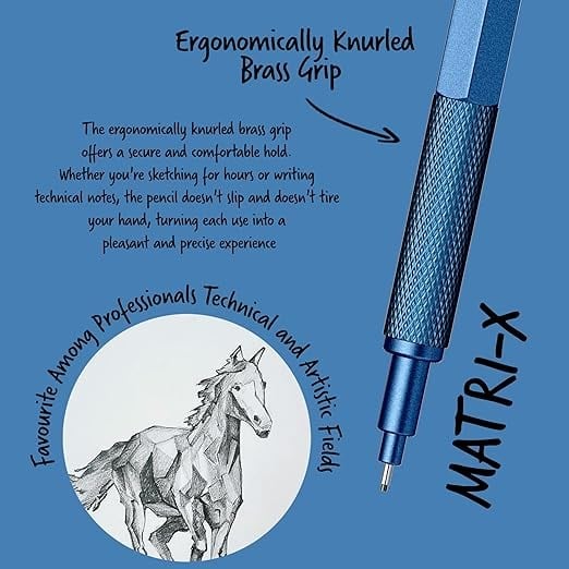 Scrikss Matrı-X  Versatil 0.7 Mm Metalik Mavi Şeffaf Amb.