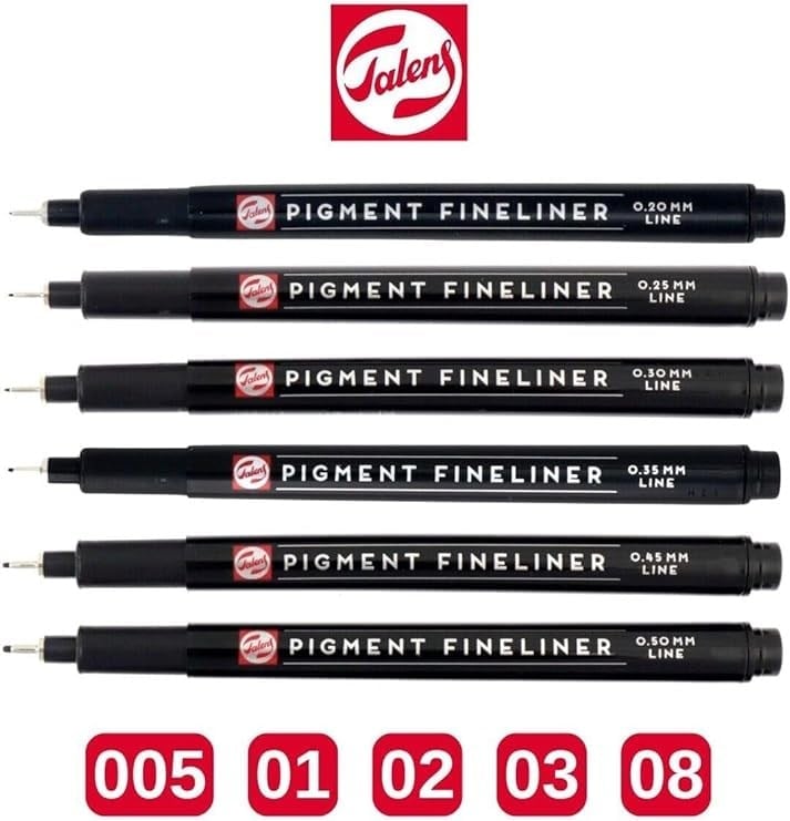 Talens Pıgment Fınelıner 6 Lı Set