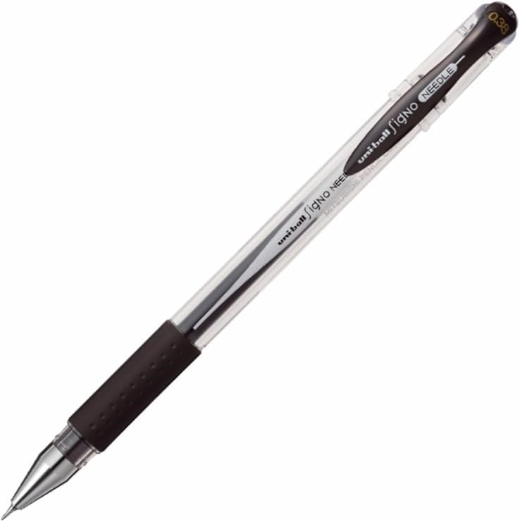 Uniball Signo Needle 0.38 İğneuçlu Jel Kalem Siyah