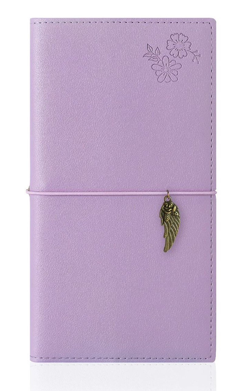 Victorias Journals Charm-Kuş, Tarihsiz Planlayıcı 9X19 Cm,80  Yap, 100 Gr.Ivory.- Lila