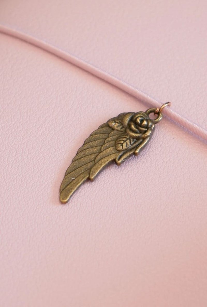 Victorias Journals Charm-Kuş, Tarihsiz Planlayıcı 9X19 Cm,80  Yap, 100 Gr.Ivory.- Pembe