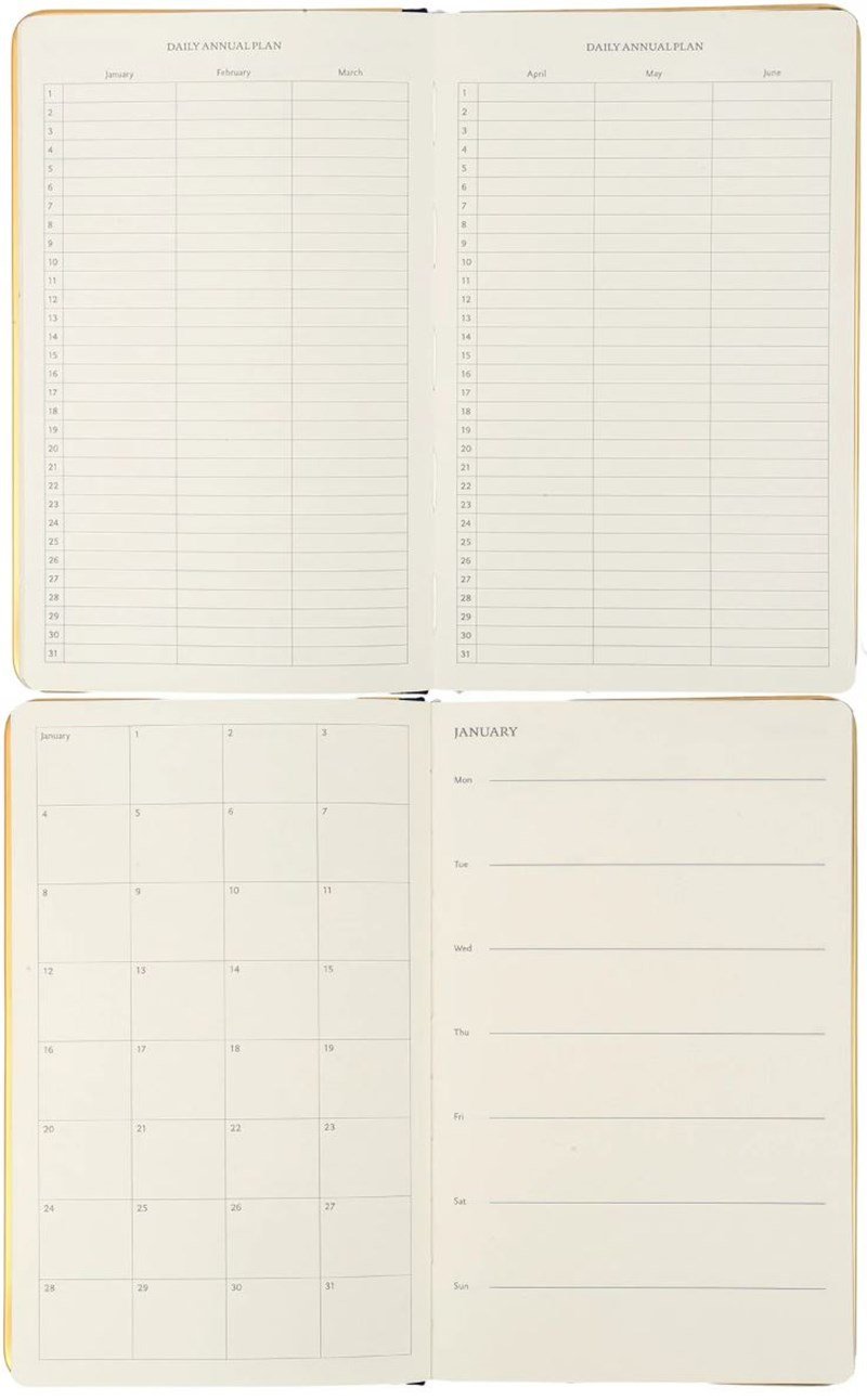 Victorias Journals Monaco Süet Sert Kapak Defter 100Gr. 96 Yaprak 13X21 Cm. Kenar Altın Demir Ve Altın Yaldızçizgili  Mavi