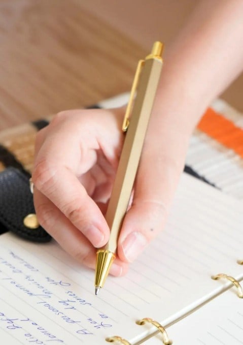 Victorias Journals Premium-Tükenmez Kalem Kutulu-Altın