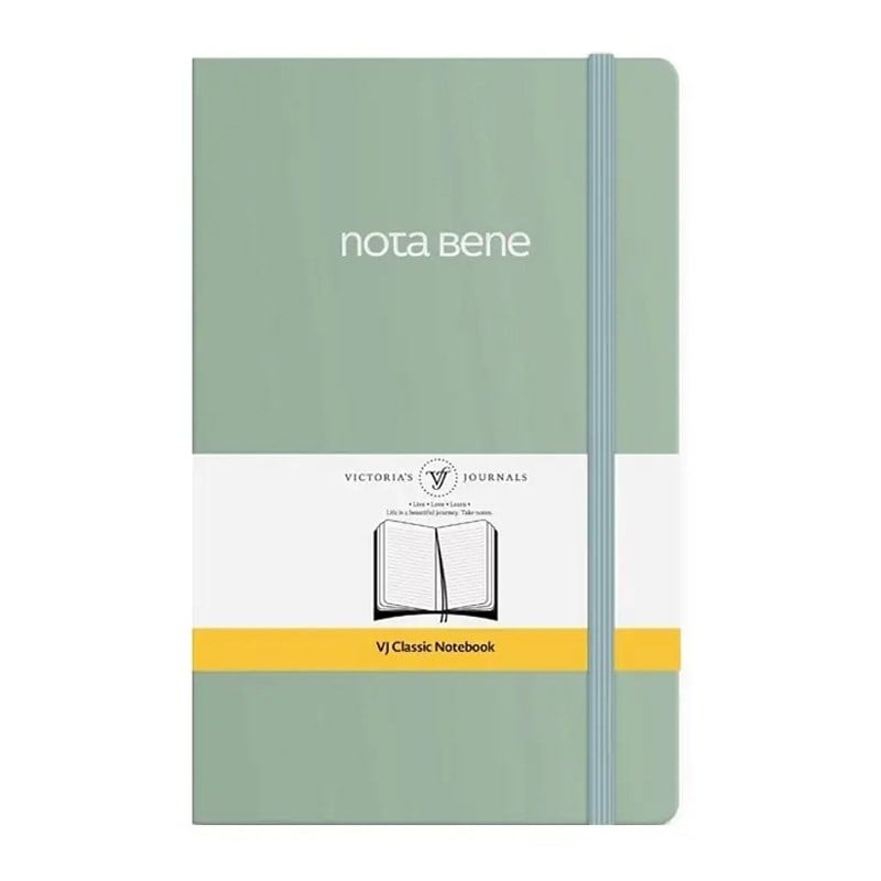 Vj Classic Esnek Kapak Defter 13X21 70Gr 400Sf Çizgili Turkuaz