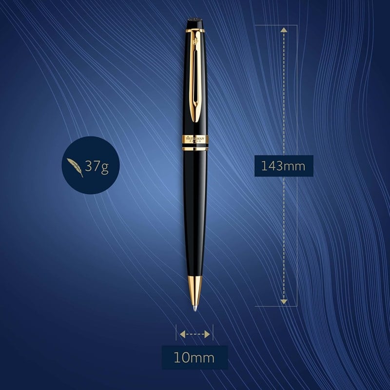 Waterman Expert 3 Lake Siyah Gt Rollerball