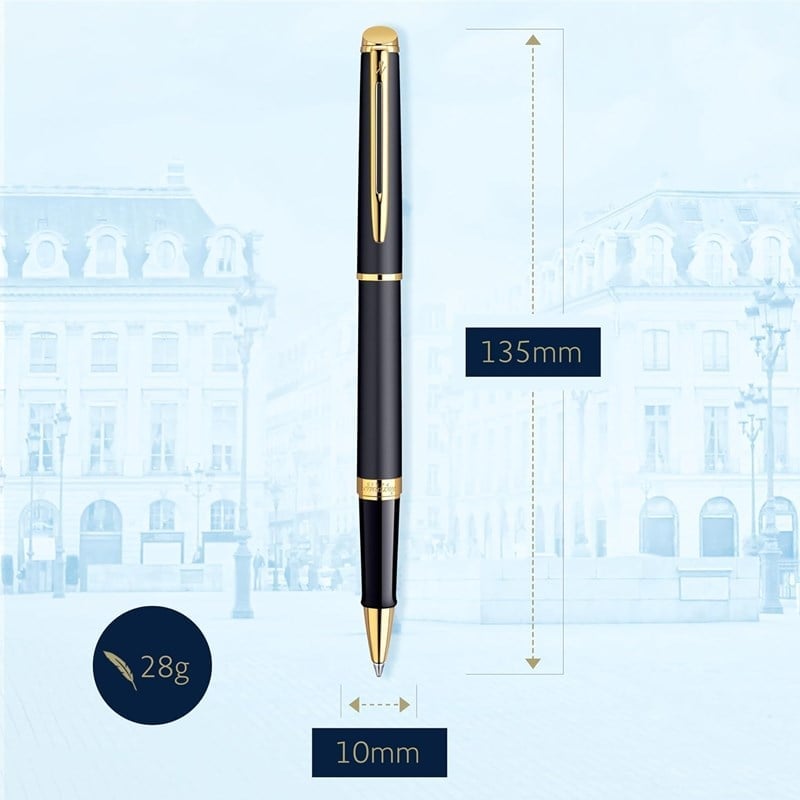 Waterman Hemisphere 10 Mat Siyah Gt Roller Ball