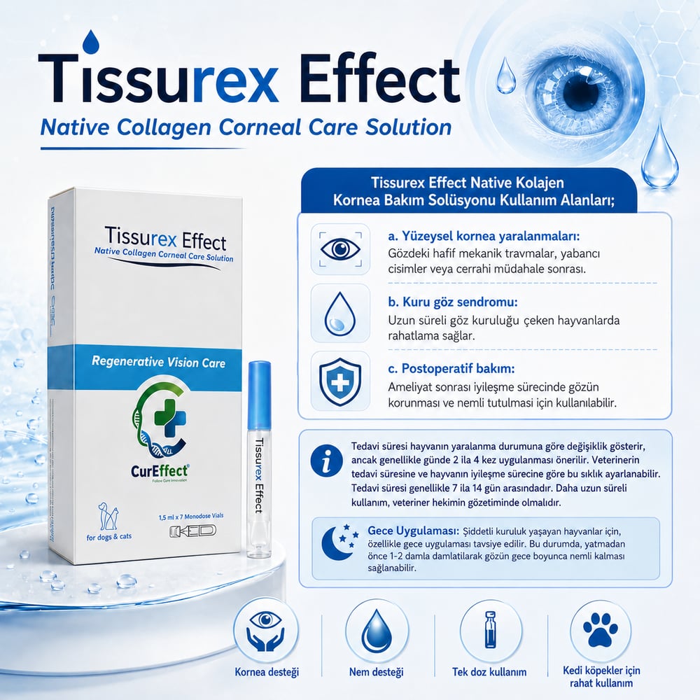 Tissurex Effect Göz Solüsyonu ( 7 adet x1,5 ml monodose)