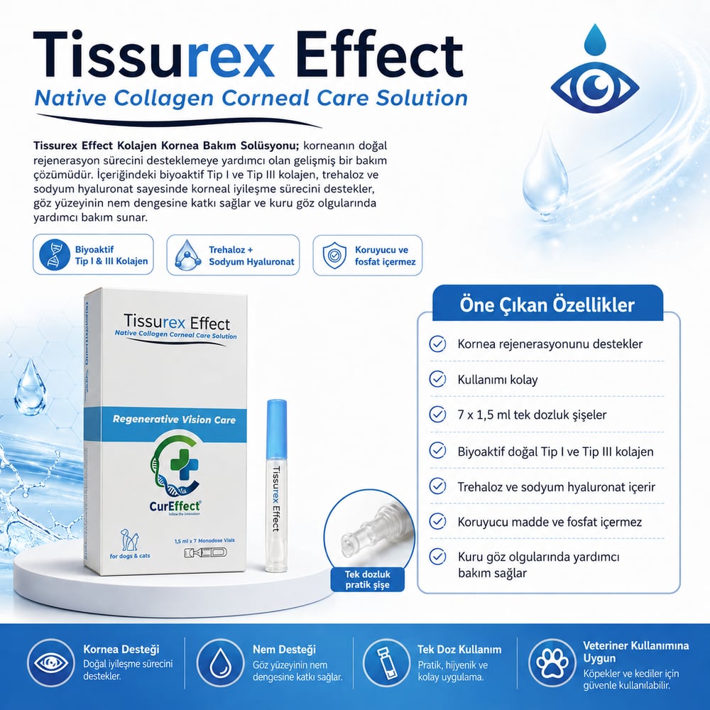Tissurex Effect Göz Solüsyonu ( 7 adet x1,5 ml monodose)