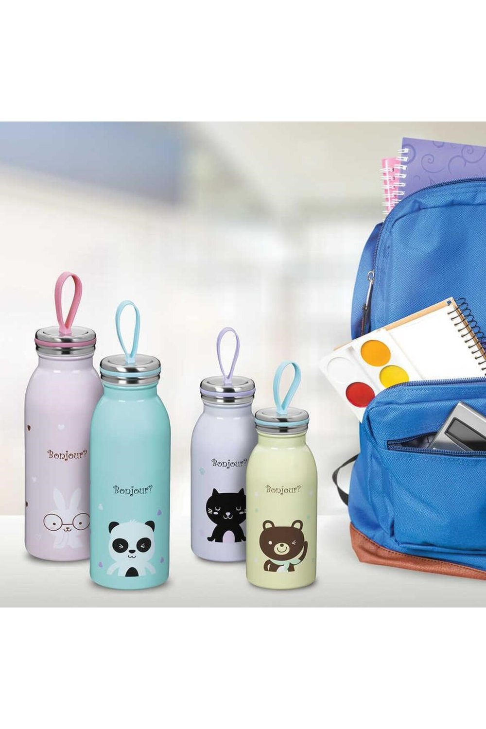 Bambino Mavi 450 Ml Çocuk Matarası A692-02