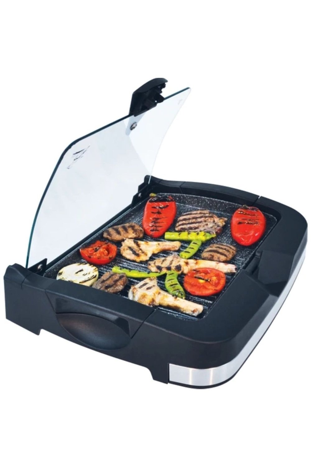 Brb3000 Barbecue Granit 2400watt Kapaklı Dumansız Elektrikli Izgara