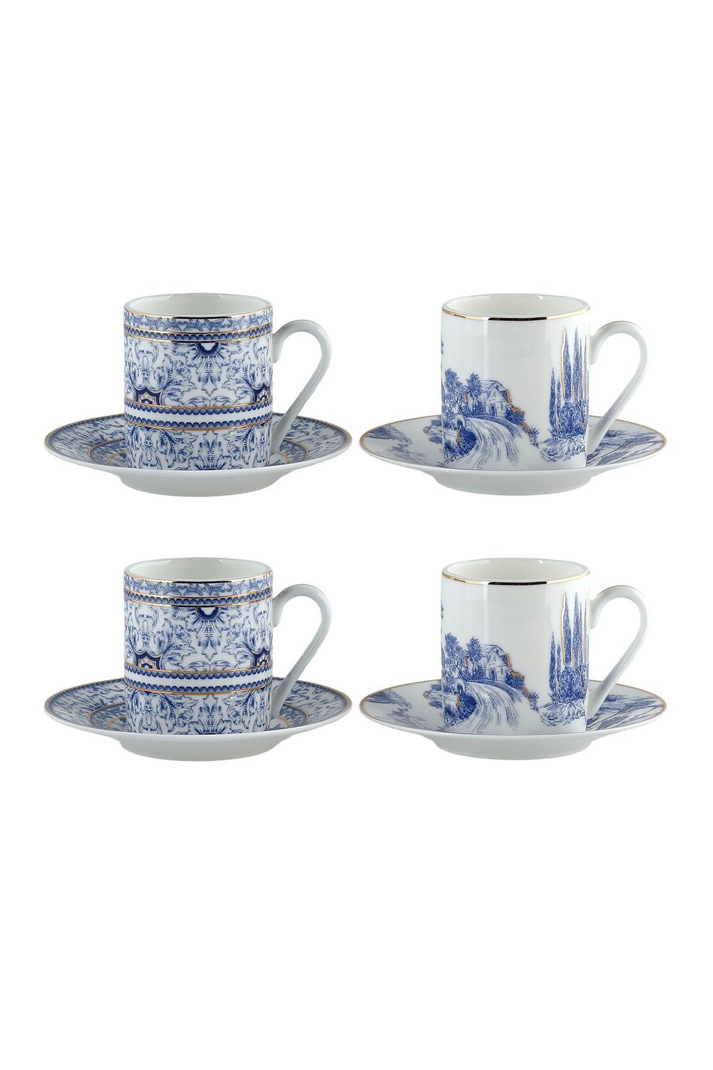 Florance Bone 4Lu Kahve Fincanı Seti