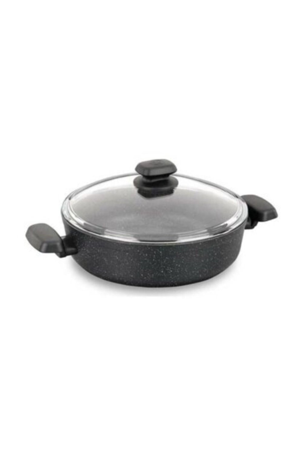 Granit Indüksiyonlu 24 Cm Kısa Tencere A1843 Ornella