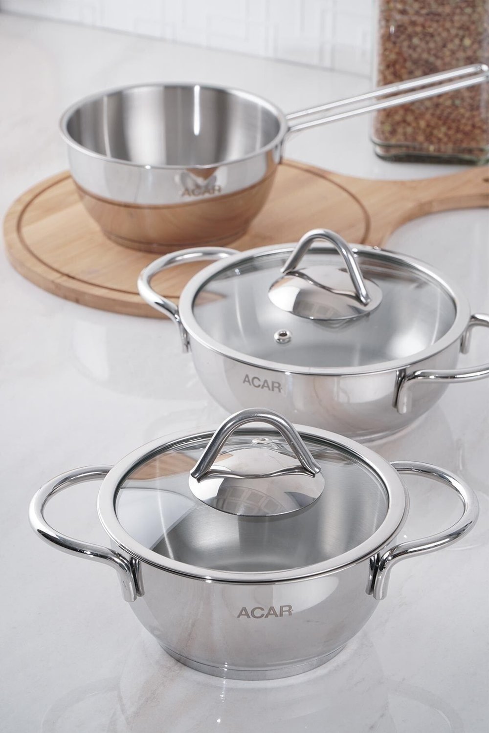 Karat Siera 5 Parça Çelik Set
